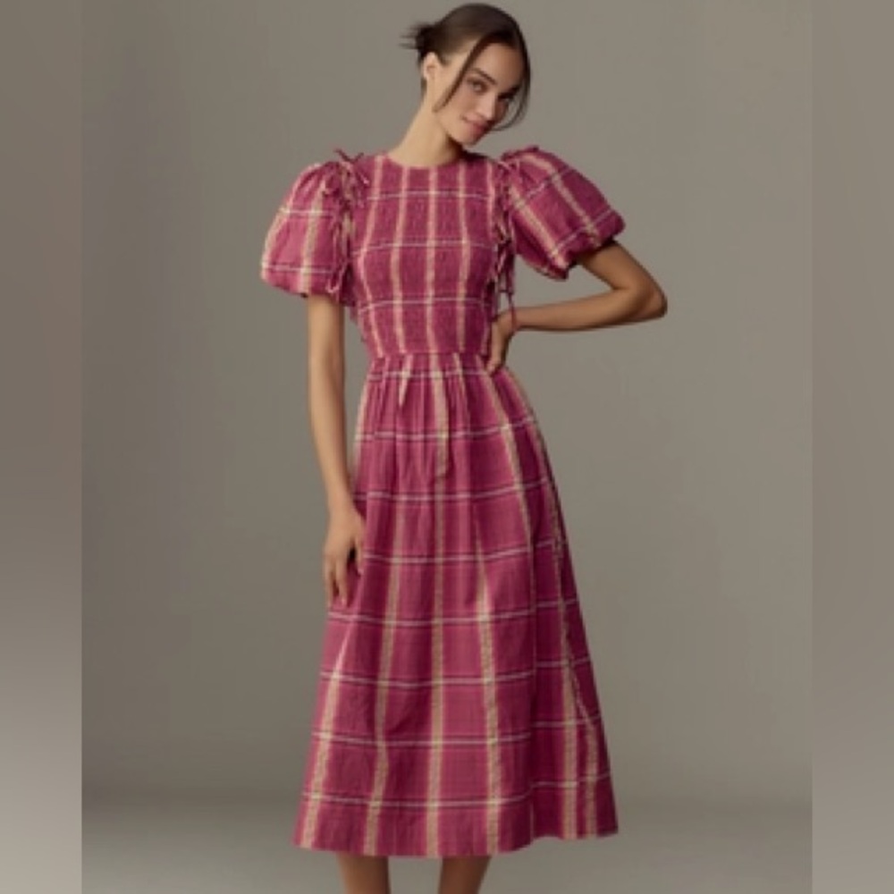 NWT Damson Madder Removable Sleeve Dress